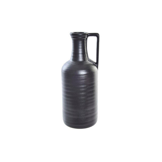 Vase DKD Home Decor Black Porcelain Modern 13 x 13 x 32 cm-0
