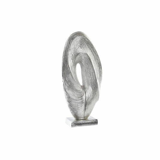 Decorative Figure DKD Home Decor 20 x 9 x 44 cm Abstract Silver Modern-0