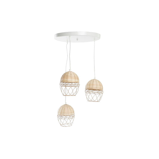 Ceiling Light DKD Home Decor White Light brown 220 V 50 W (38 x 38 x 75 cm)-0