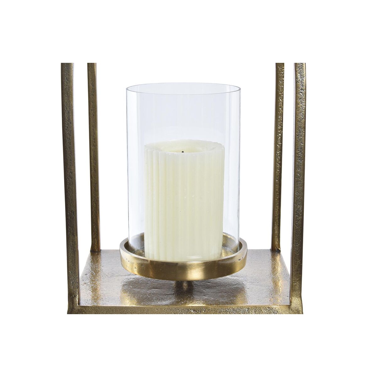 Lantern DKD Home Decor Crystal Golden Aluminium (19 x 19 x 43 cm)-2