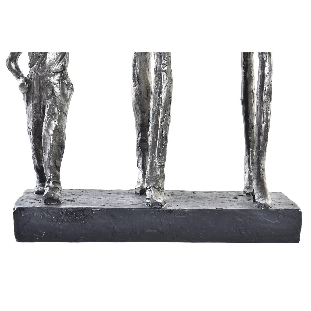 Decorative Figure DKD Home Decor Silver Black Resin Modern Family (26 x 11,5 x 41,5 cm)-1