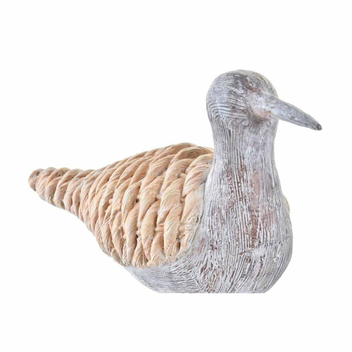 Decorative Figure DKD Home Decor Grey Natural Bird Mediterranean 23 x 9 x 26,7 cm-2