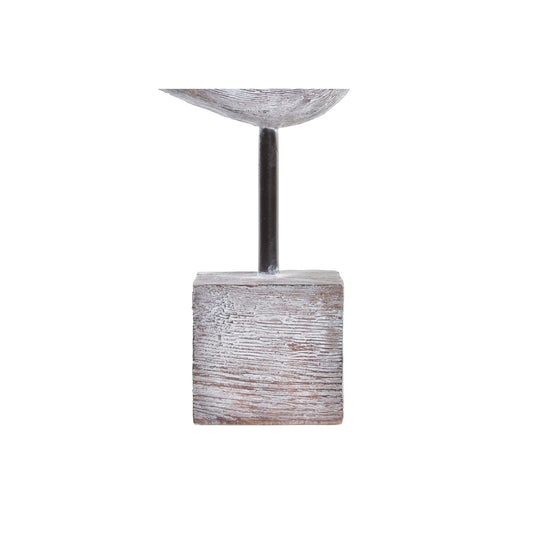 Decorative Figure DKD Home Decor Grey Natural Bird Mediterranean 23 x 9 x 26,7 cm-1