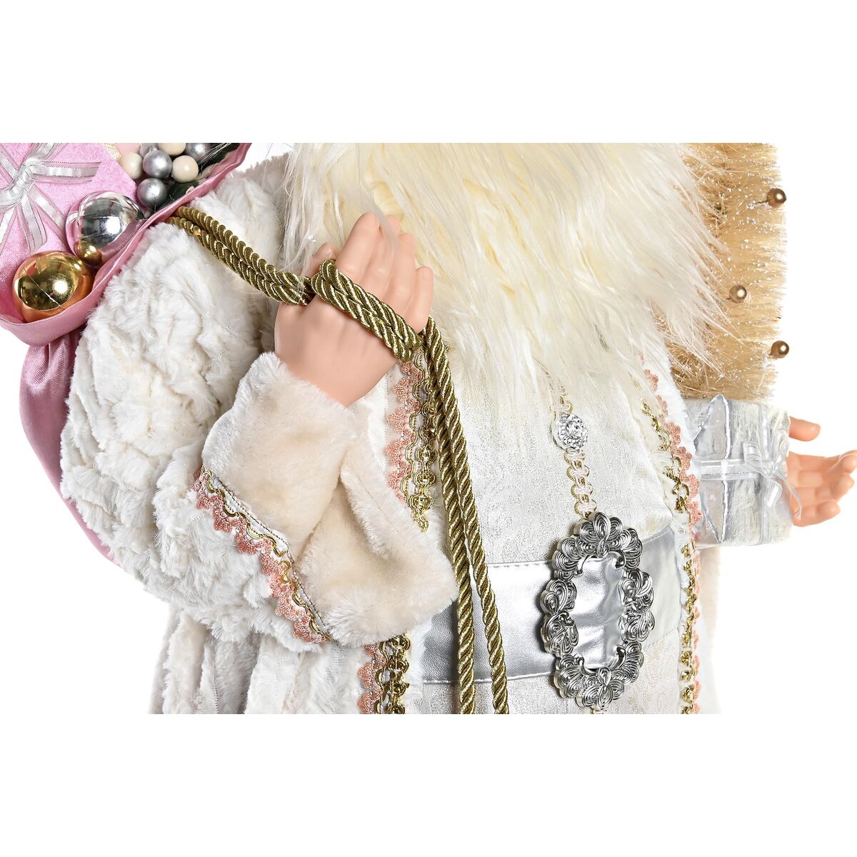 Decorative Figure DKD Home Decor Father Christmas Polyester PVC (45 x 34 x 83 cm)-2