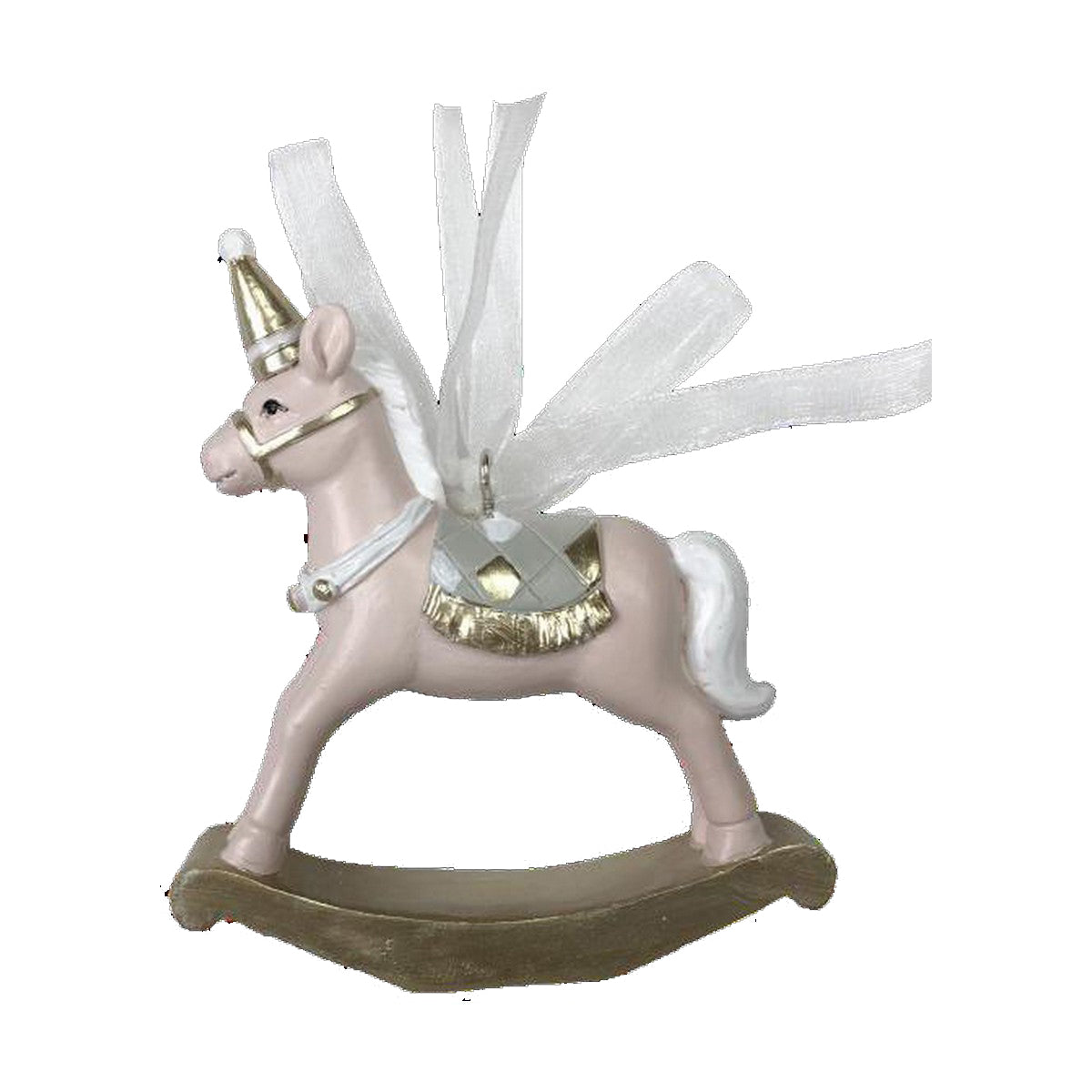 Christmas bauble DKD Home Decor Horse Resin (6,5 x 3 x 9 cm) (2 Units)-0