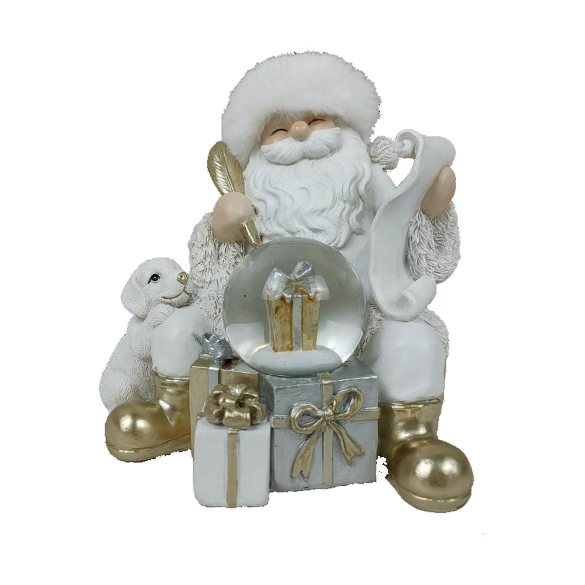 Christmas bauble DKD Home Decor Resin (2 Units) (14 x 12 x 14 cm)-3