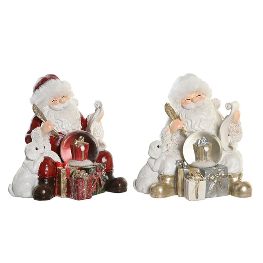 Christmas bauble DKD Home Decor Resin (2 Units) (14 x 12 x 14 cm)-0