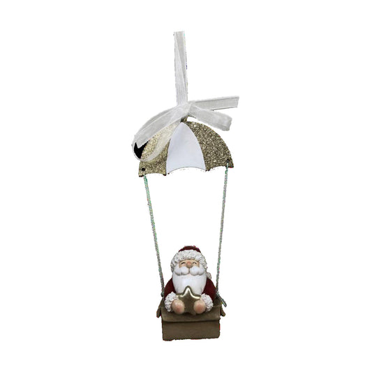 Christmas bauble DKD Home Decor Resin Father Christmas (6,5 x 4 x 13,5 cm) (6 Units)-1