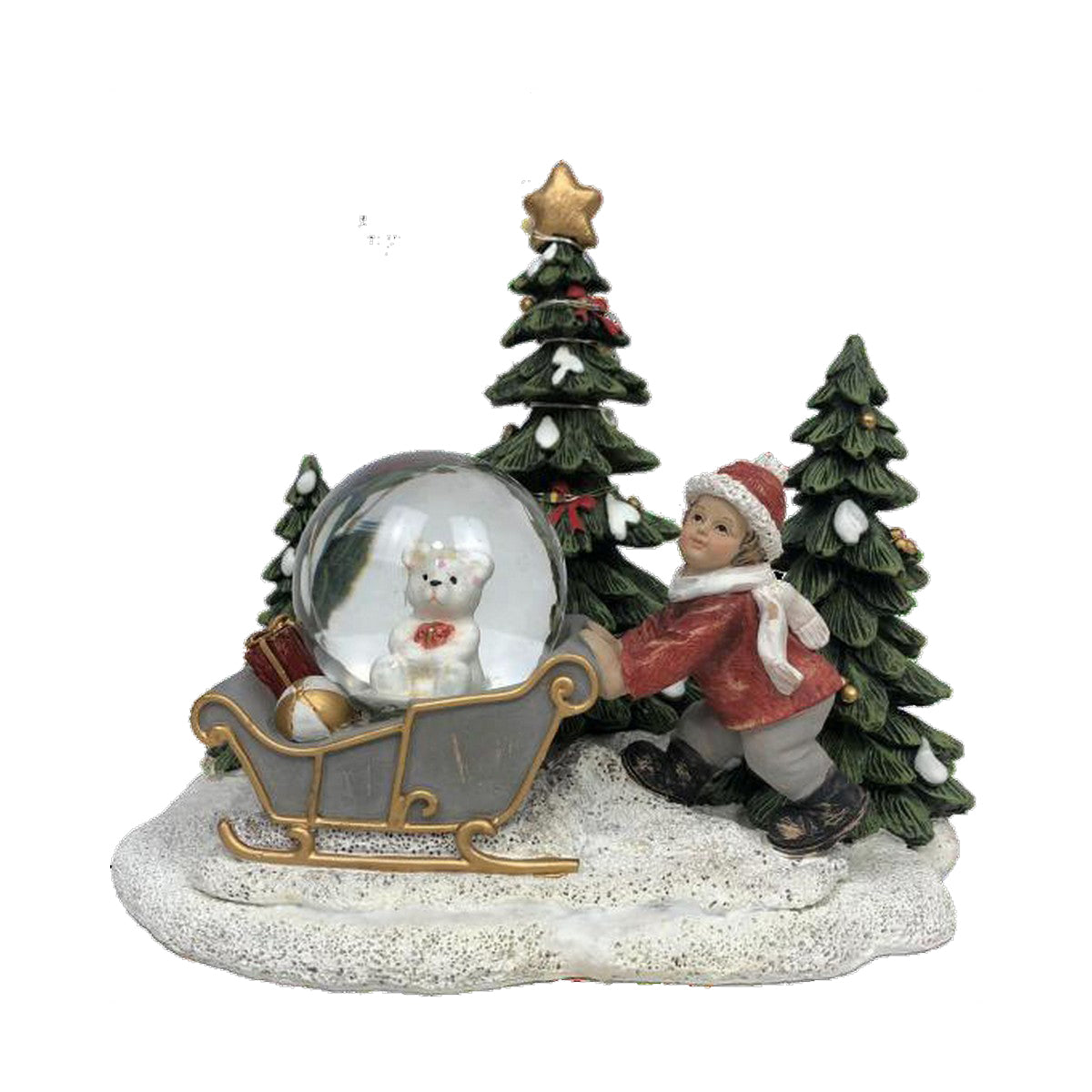 Christmas bauble DKD Home Decor Resin (16 x 12,5 x 14,5 cm) (2 Units)-0