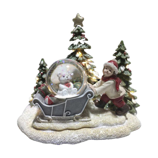 Christmas bauble DKD Home Decor Resin (16 x 12,5 x 14,5 cm) (2 Units)-1