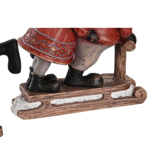 Christmas bauble DKD Home Decor Resin Reindeer (13 x 6 x 18 cm) (4 Units)-1