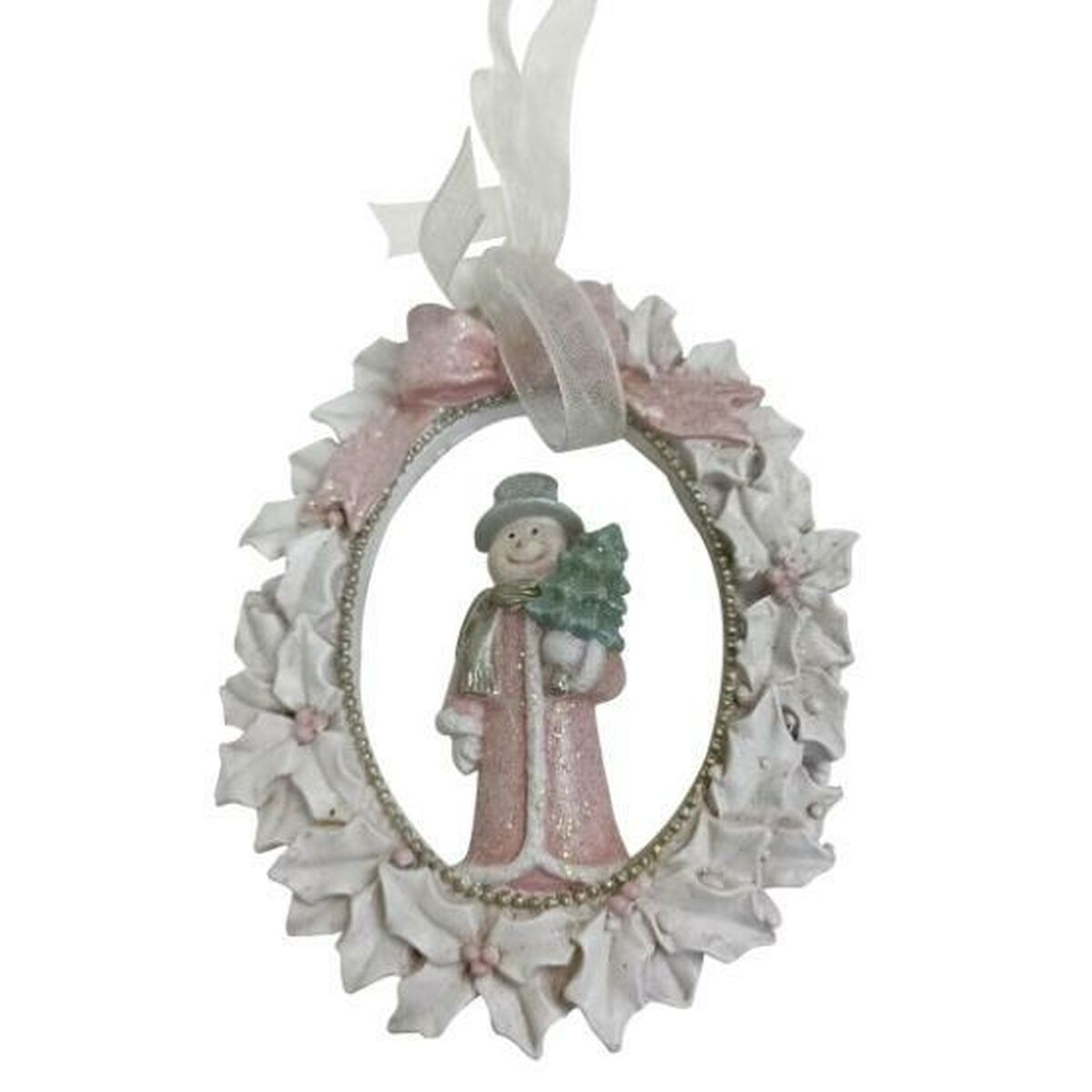 Christmas bauble DKD Home Decor Resin (7 x 1 x 9 cm) (6 Units)-2