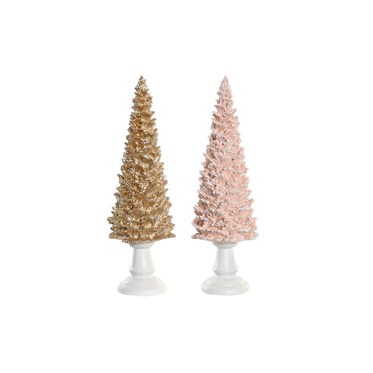 Christmas bauble DKD Home Decor Tree Resin (10,5 x 10,5 x 32 cm) (2 Units)-0