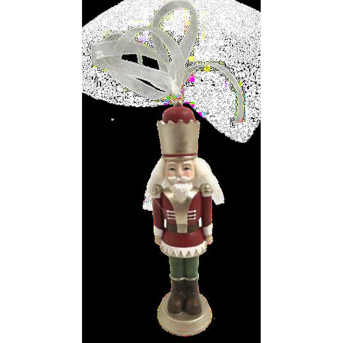 Christmas bauble DKD Home Decor Resin Nutcracker (3 x 3 x 12 cm) (2 Units)-1