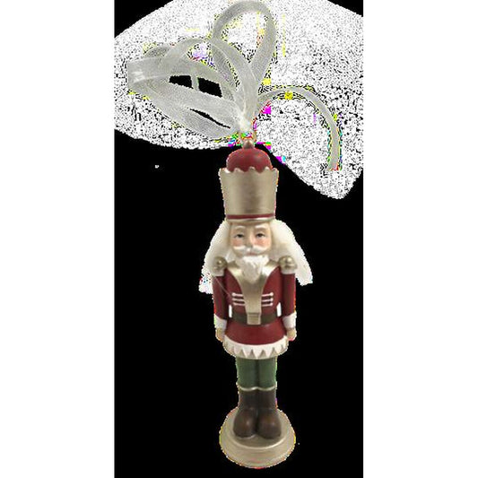 Christmas bauble DKD Home Decor Resin Nutcracker (3 x 3 x 12 cm) (2 Units)-1