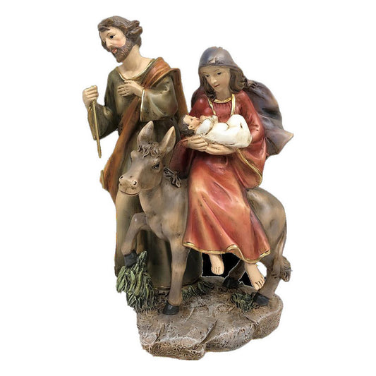 Christmas nativity set DKD Home Decor Resin (2 Units) (12 x 12 x 21 cm)-0