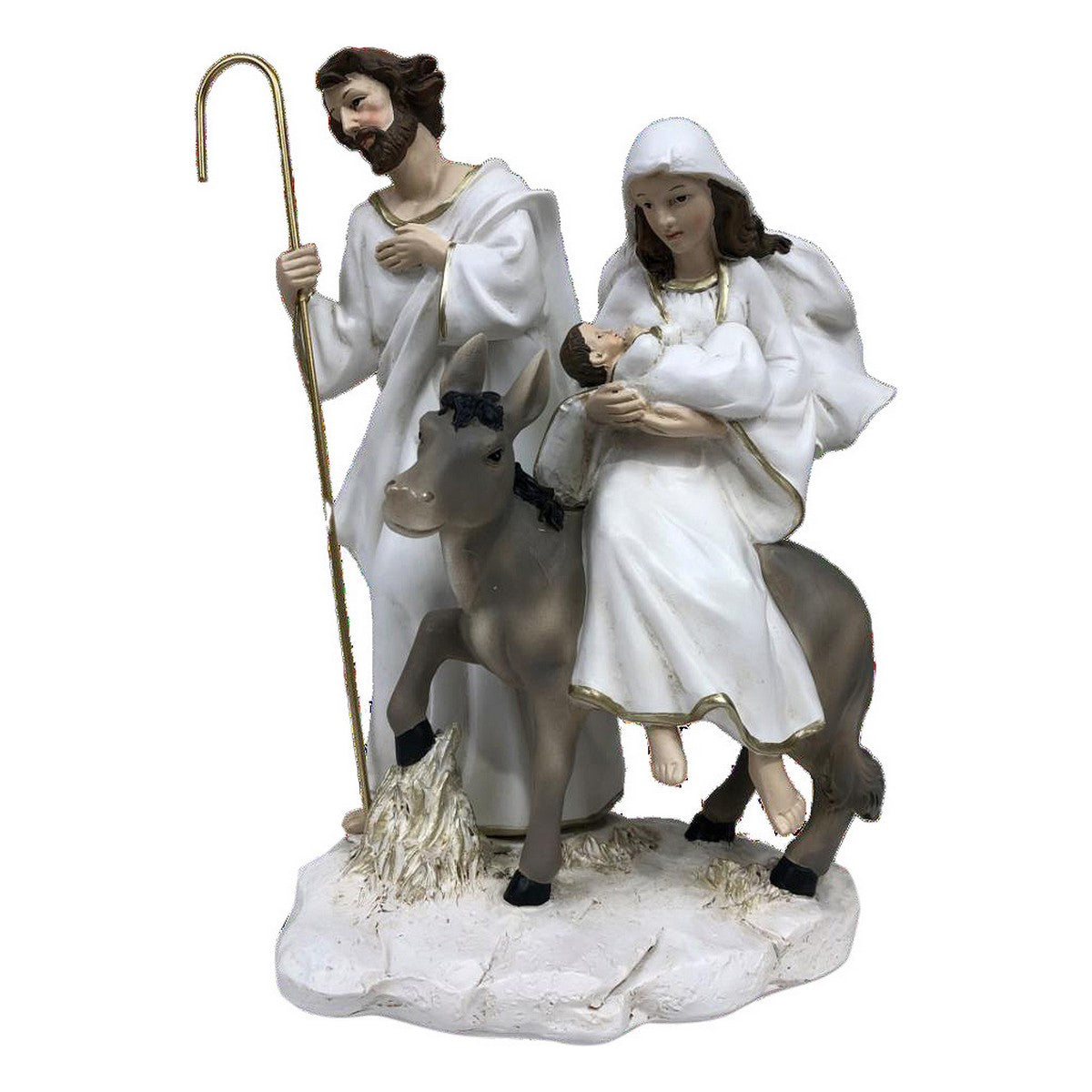 Christmas nativity set DKD Home Decor Resin (2 Units) (12 x 12 x 21 cm)-1