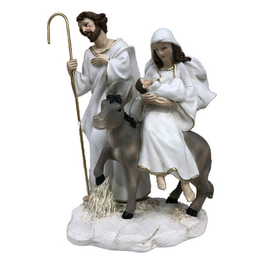 Christmas nativity set DKD Home Decor Resin (2 Units) (12 x 12 x 21 cm)-1