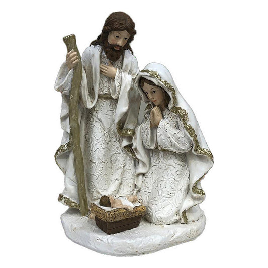 Christmas nativity set DKD Home Decor Resin (2 Units) (12 x 10 x 19 cm)-0