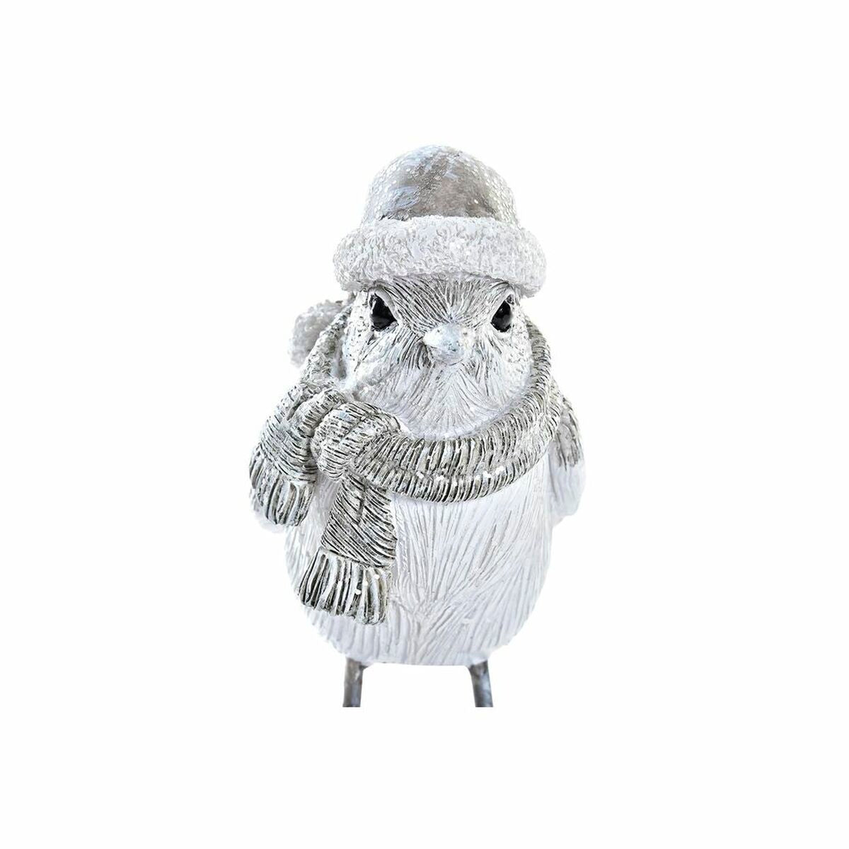 Christmas bauble DKD Home Decor Resin Bird (10,5 x 5,5 x 10,5 cm) (2 Units)-1