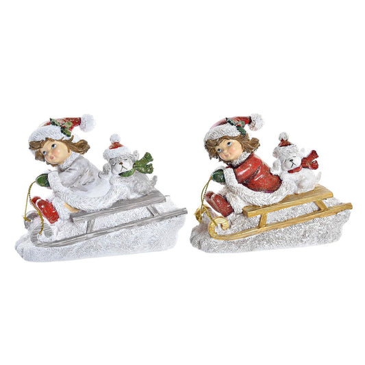 Christmas bauble DKD Home Decor Resin (13 x 6 x 10,5 cm) (2 Units)-0