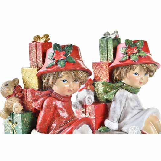 Christmas bauble DKD Home Decor Resin (14,5 x 7 x 12,5 cm) (2 Units)-1
