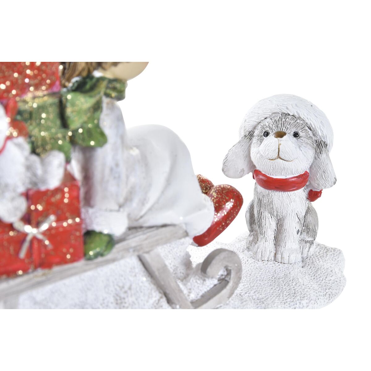 Christmas bauble DKD Home Decor Resin (14,5 x 7 x 12,5 cm) (2 Units)-2