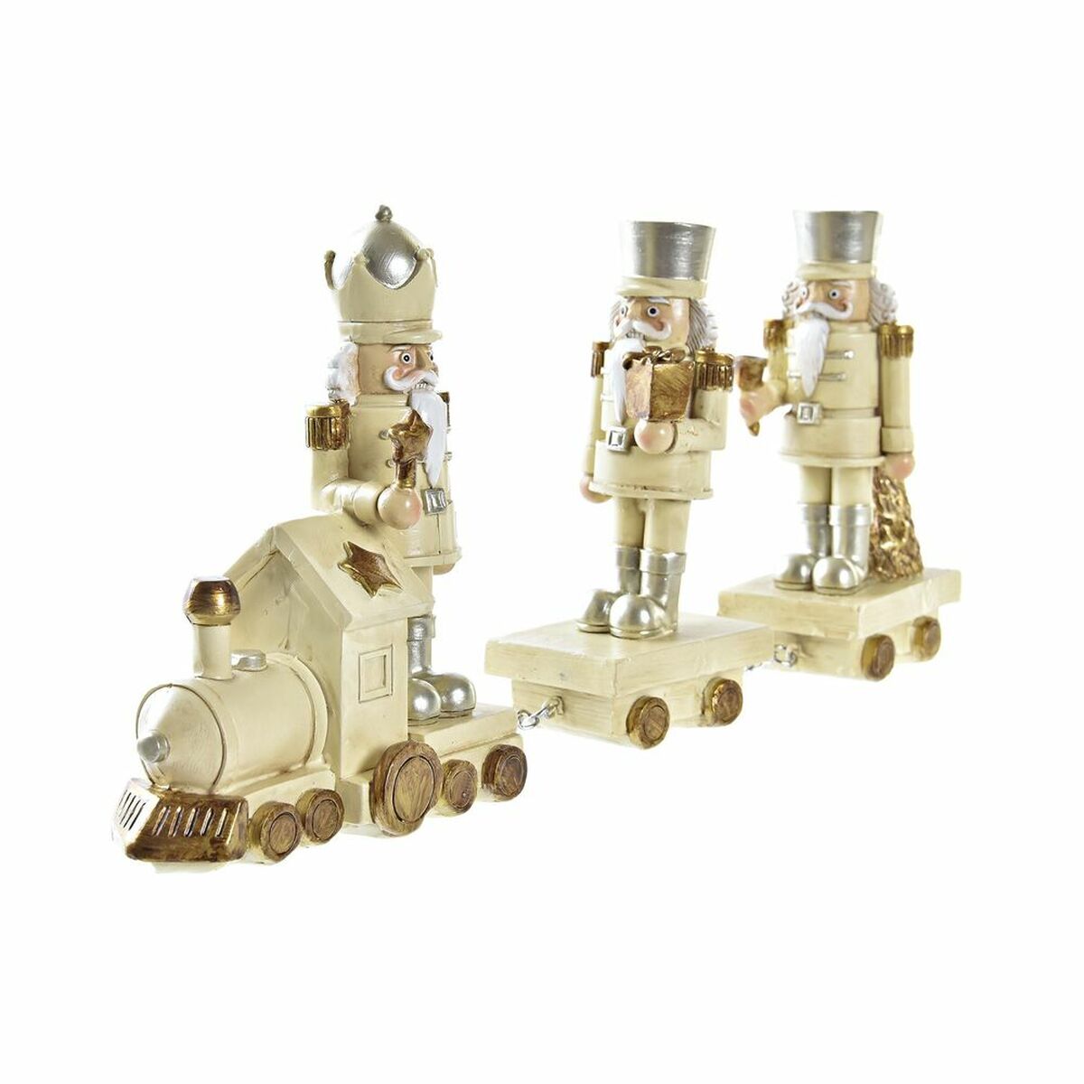 Christmas bauble DKD Home Decor Resin Train (28 x 5 x 12 cm) (2 Units)-1