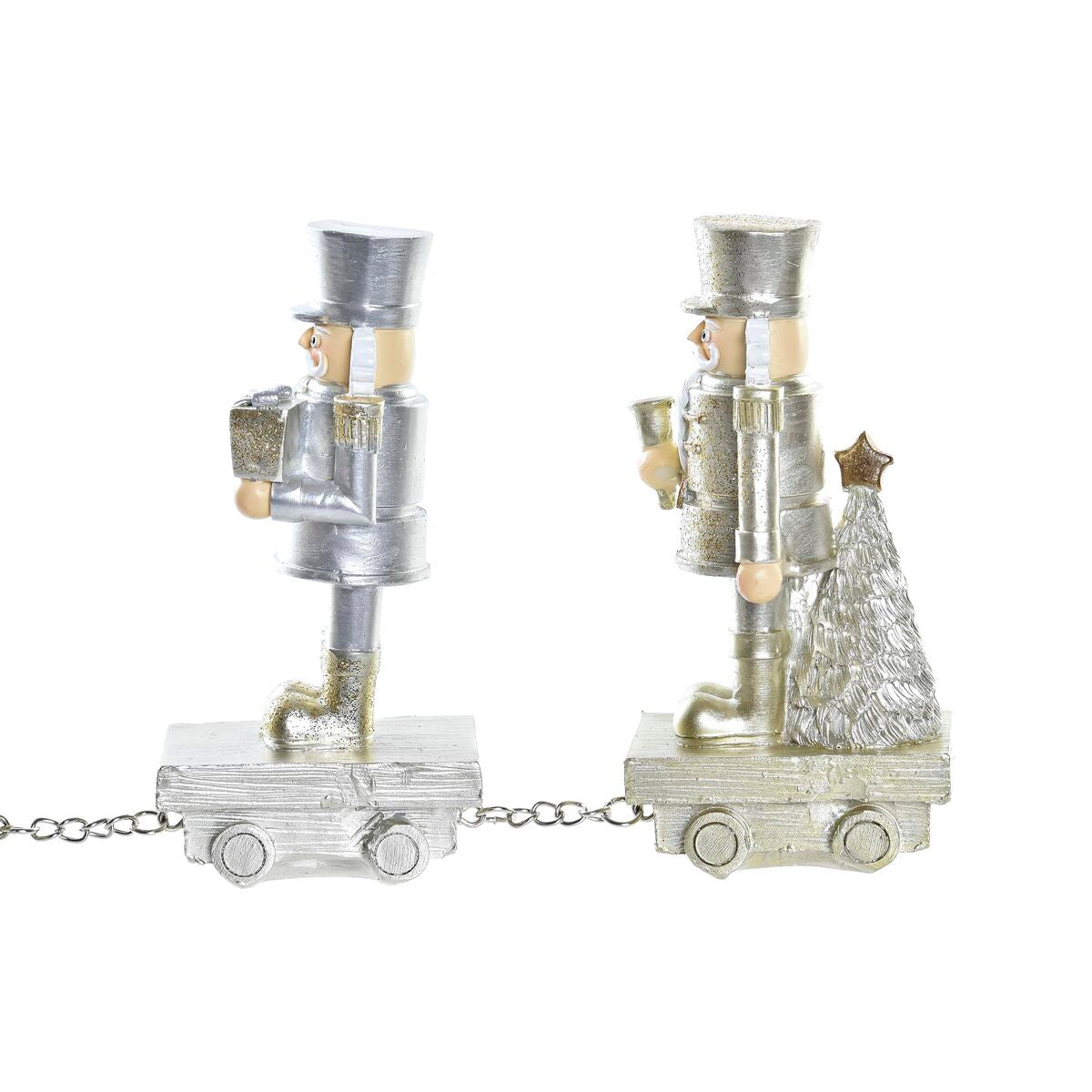 Christmas bauble DKD Home Decor Resin Train (28 x 5 x 12 cm) (2 Units)-2