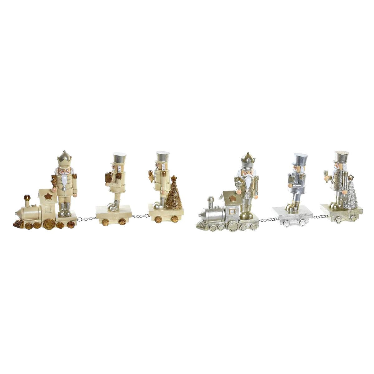 Christmas bauble DKD Home Decor Resin Train (28 x 5 x 12 cm) (2 Units)-0