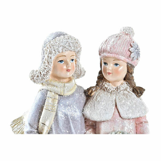 Christmas bauble DKD Home Decor Resin Pair (10,5 x 7 x 20,5 cm) (2 Units)-1