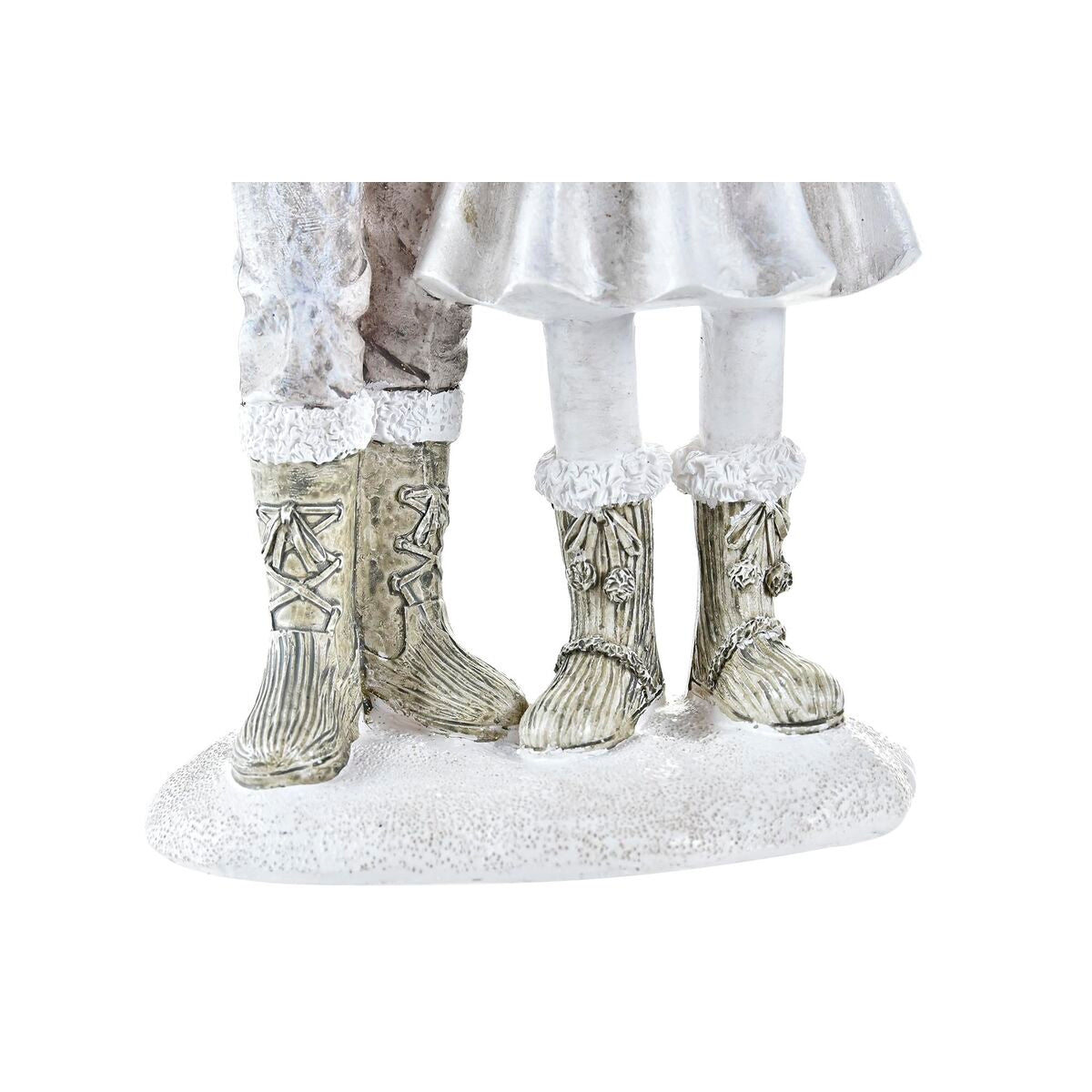 Christmas bauble DKD Home Decor Resin Pair (10,5 x 7 x 20,5 cm) (2 Units)-2