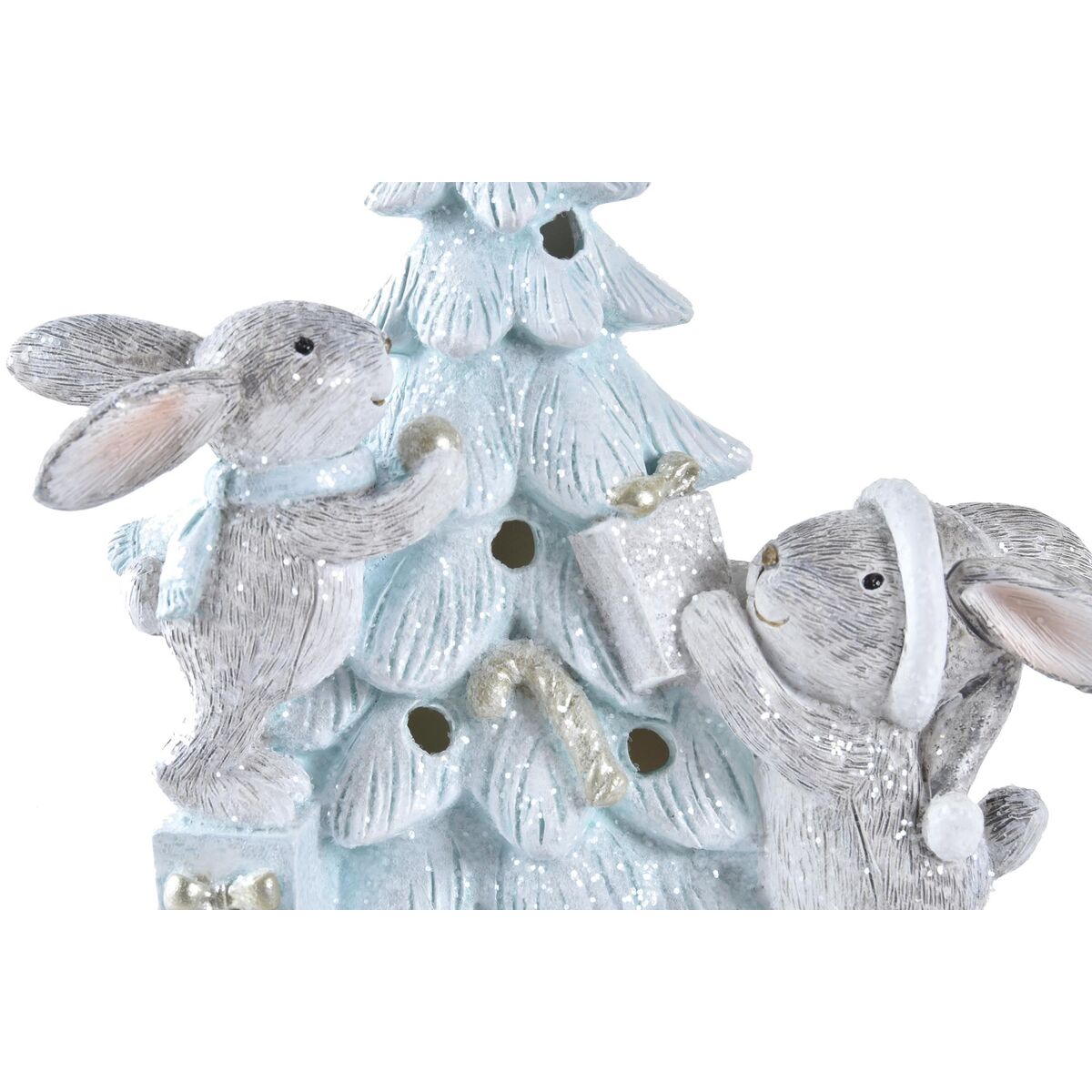 Christmas bauble DKD Home Decor Tree Resin (13,5 x 8 x 16 cm) (2 Units)-3