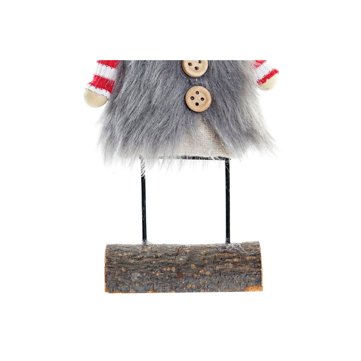 Christmas bauble DKD Home Decor Polyester Reindeer (8 x 5 x 23 cm) (2 Units)-1