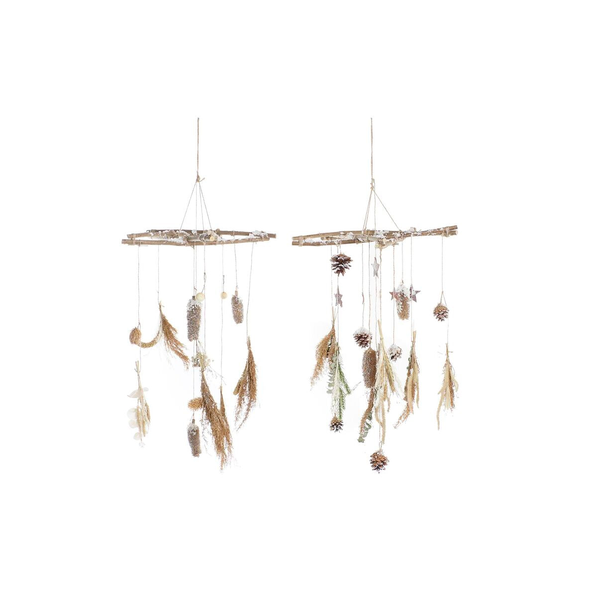 Christmas bauble DKD Home Decor Wood (2 Units) (41 x 41 x 40 cm)-0