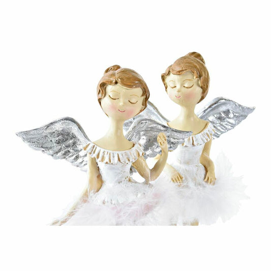 Christmas bauble DKD Home Decor Resin Angel (11 x 9 x 17 cm) (2 Units)-1