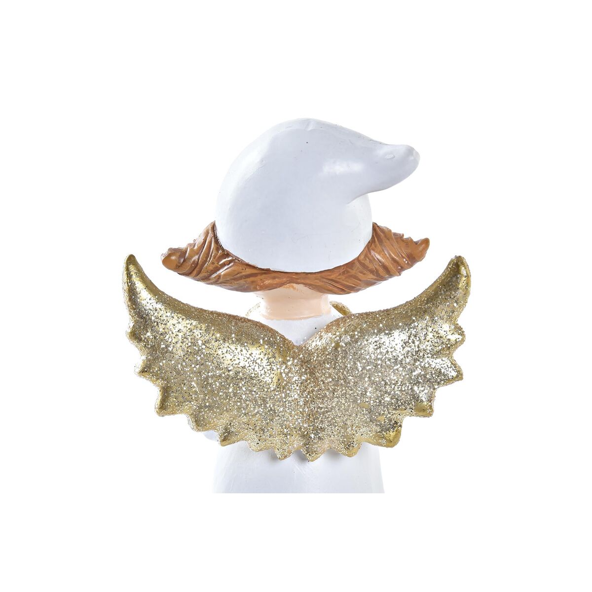 Christmas bauble DKD Home Decor Porcelain Angel (7 x 5 x 14 cm) (2 Units)-2