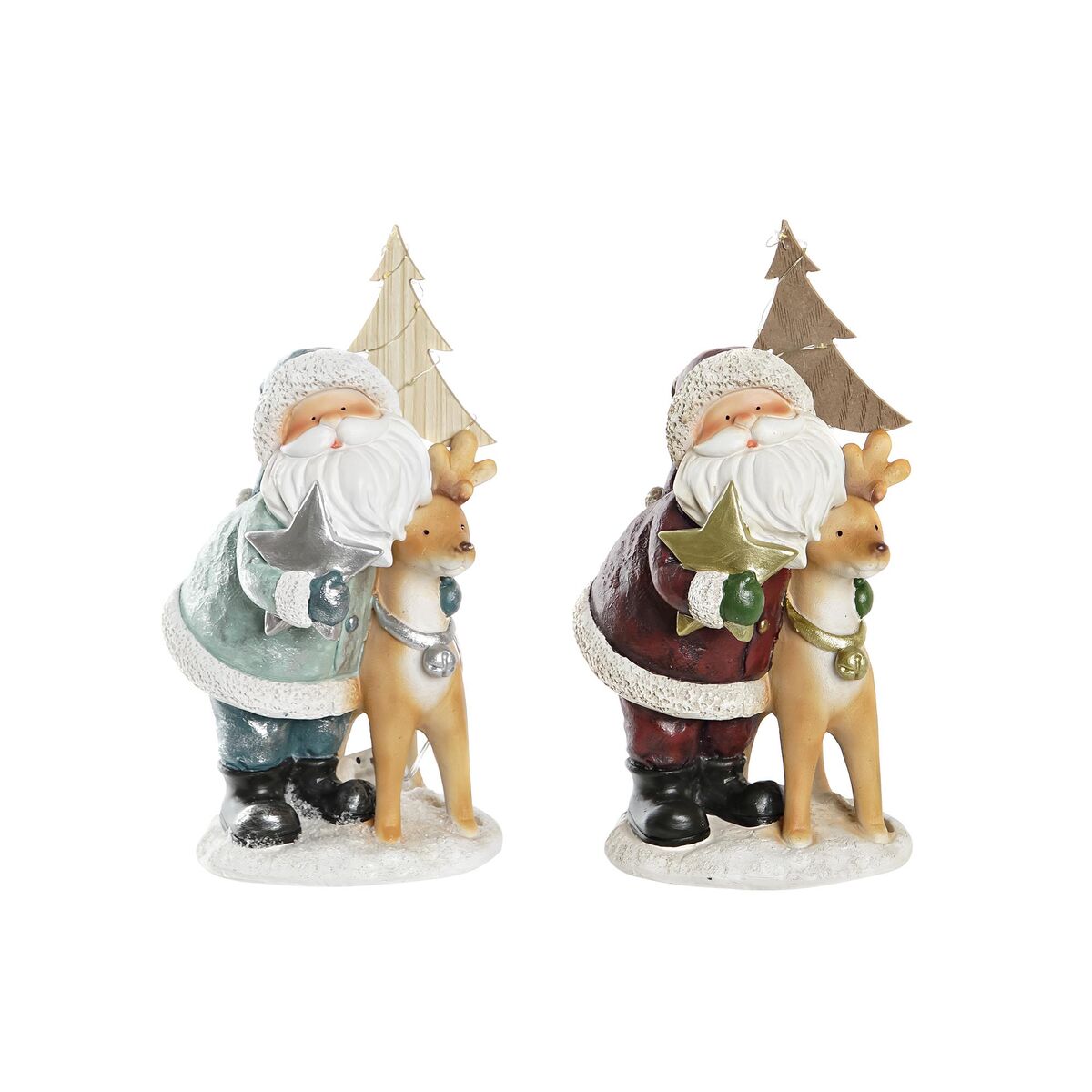 Christmas bauble DKD Home Decor Resin (15,5 x 15,5 x 28 cm) (2 Units)-0