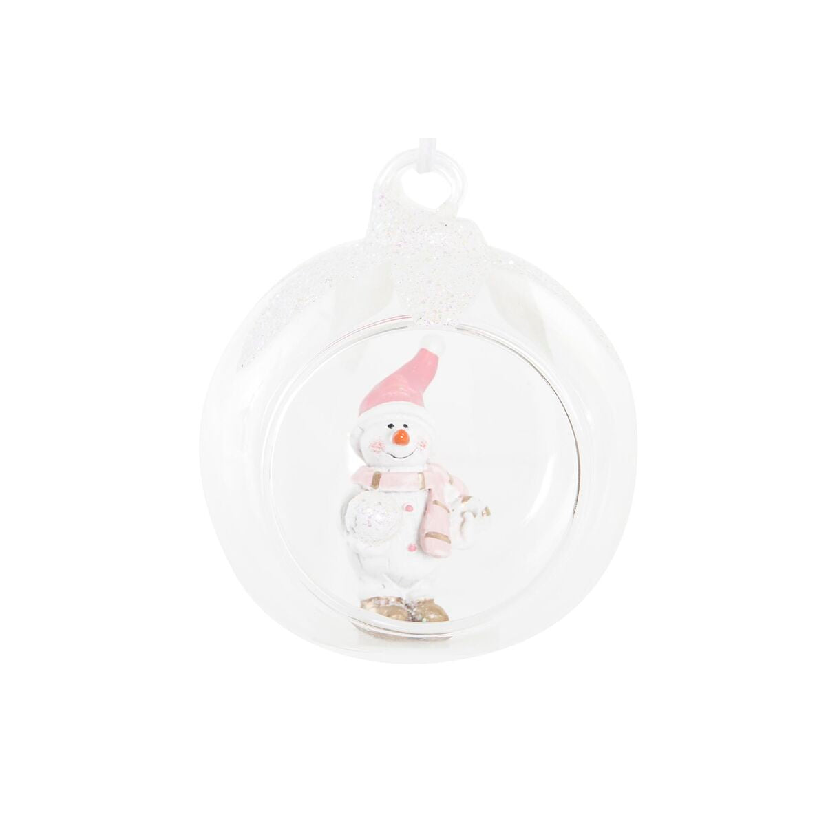 Christmas bauble DKD Home Decor Crystal Resin (7 x 6 x 8 cm) (4 Units)-1