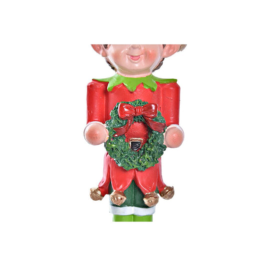 Christmas bauble DKD Home Decor Resin Elf (5 x 4 x 14 cm) (3 Units)-1
