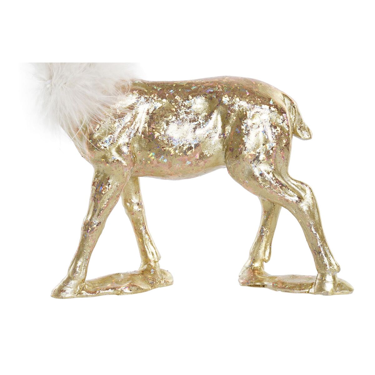 Christmas bauble DKD Home Decor Resin Reindeer (17,5 x 9 x 22,5 cm) (2 Units)-2