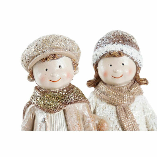 Christmas bauble DKD Home Decor Resin Boys (6,5 x 5 x 14 cm) (2 Units)-1