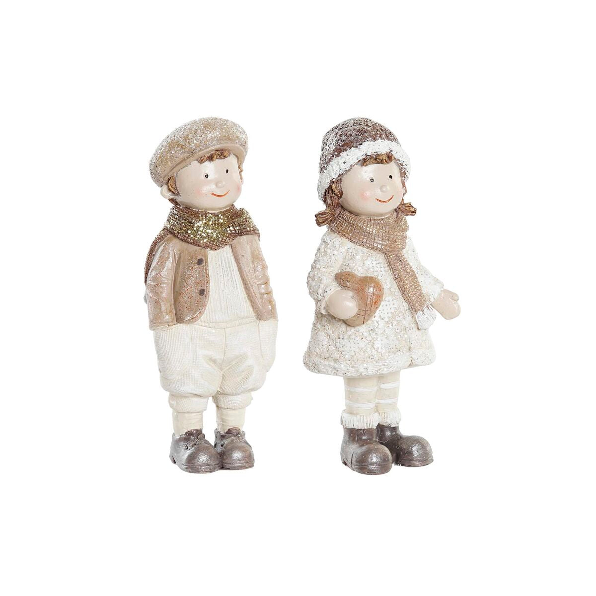 Christmas bauble DKD Home Decor Resin Boys (6,5 x 5 x 14 cm) (2 Units)-0