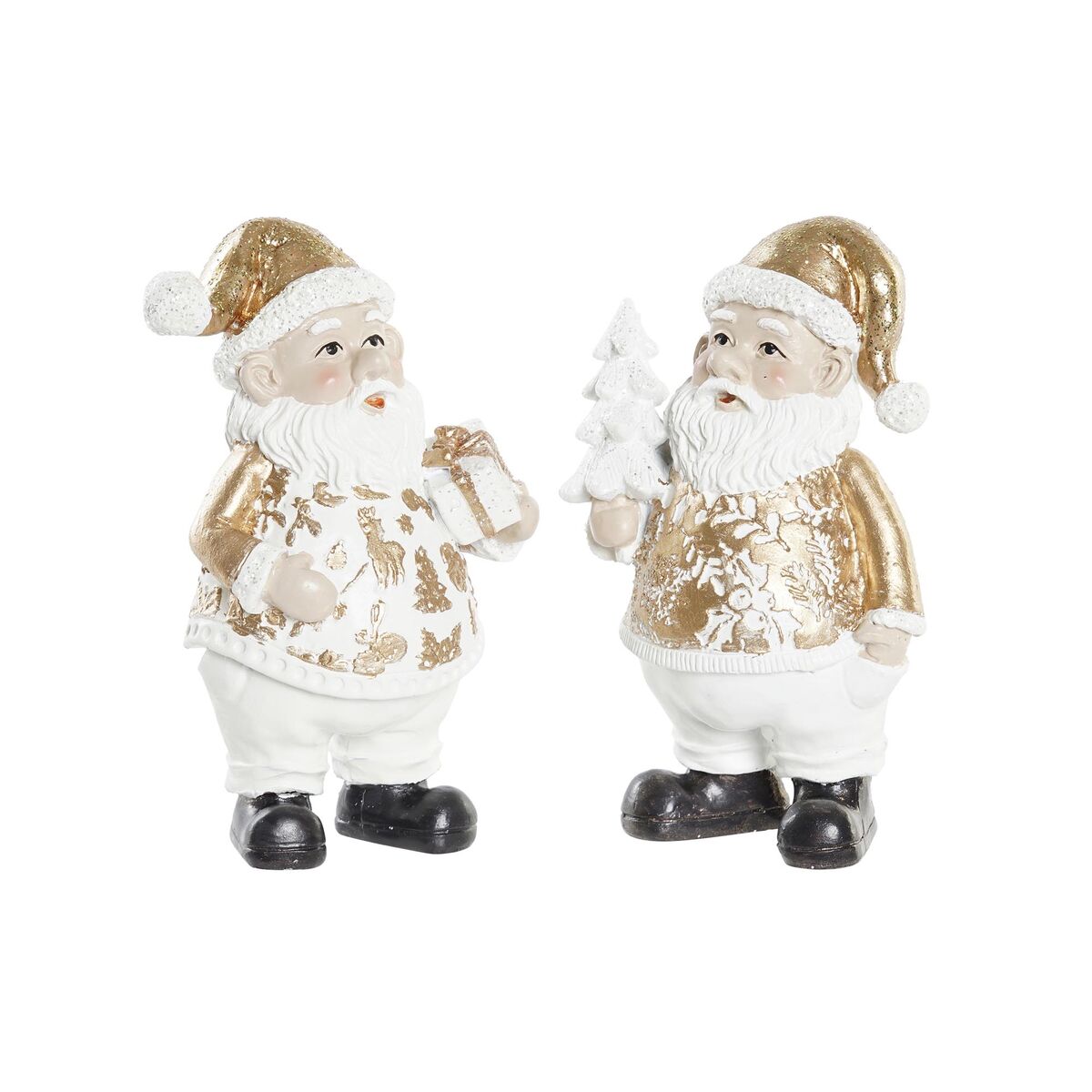 Christmas bauble DKD Home Decor Resin Father Christmas (8 x 6 x 13,5 cm) (2 Units)-0
