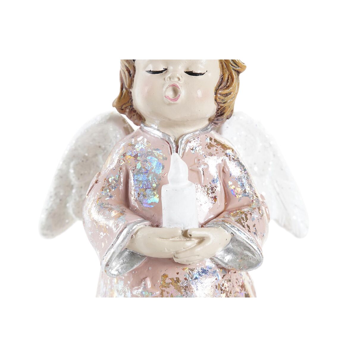Christmas bauble DKD Home Decor Resin Angel (7 x 5 x 13 cm) (2 Units)-2