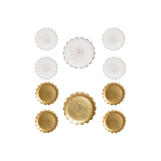 Decorative Figure DKD Home Decor (5 Pieces) (2 Units) Modern (35 x 2 x 35 cm)-1