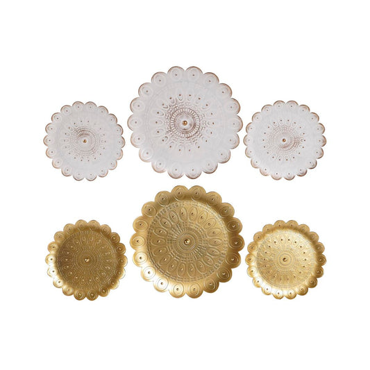 Decorative Figure DKD Home Decor (2 Units) Modern (35 x 2 x 35 cm)-0