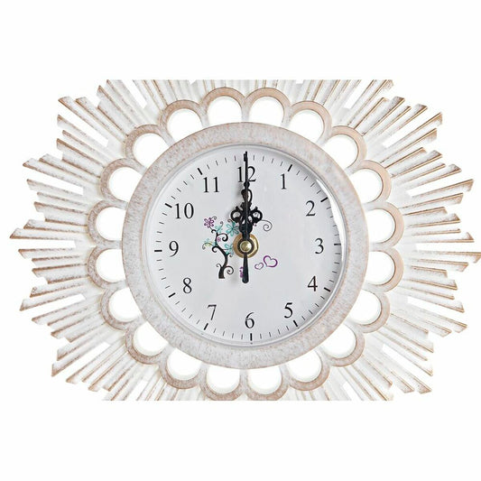 Wall Clock DKD Home Decor Mirror PP (25 x 2,5 x 25 cm) (2 Units)-1