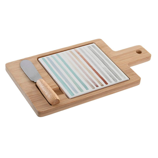 Snack tray DKD Home Decor 21,5 x 11,8 x 1,5 cm Stoneware-0