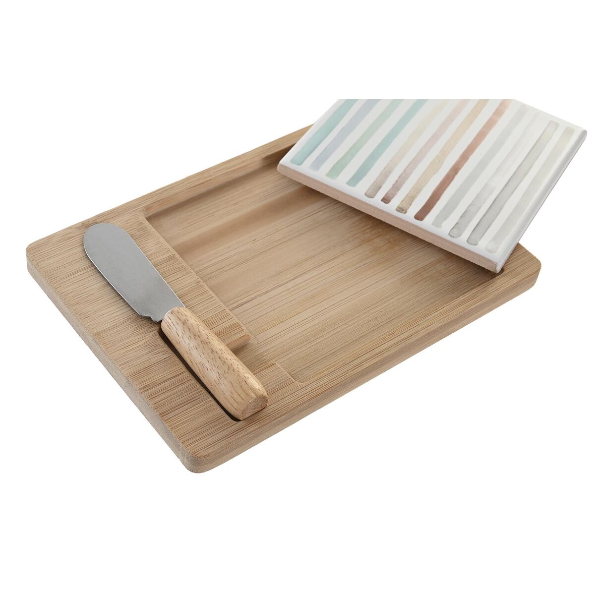 Snack tray DKD Home Decor 21,5 x 11,8 x 1,5 cm Stoneware-4